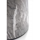 Стол журнальный HALMAR ROSA белый мрамор/серый мрамор/золотой